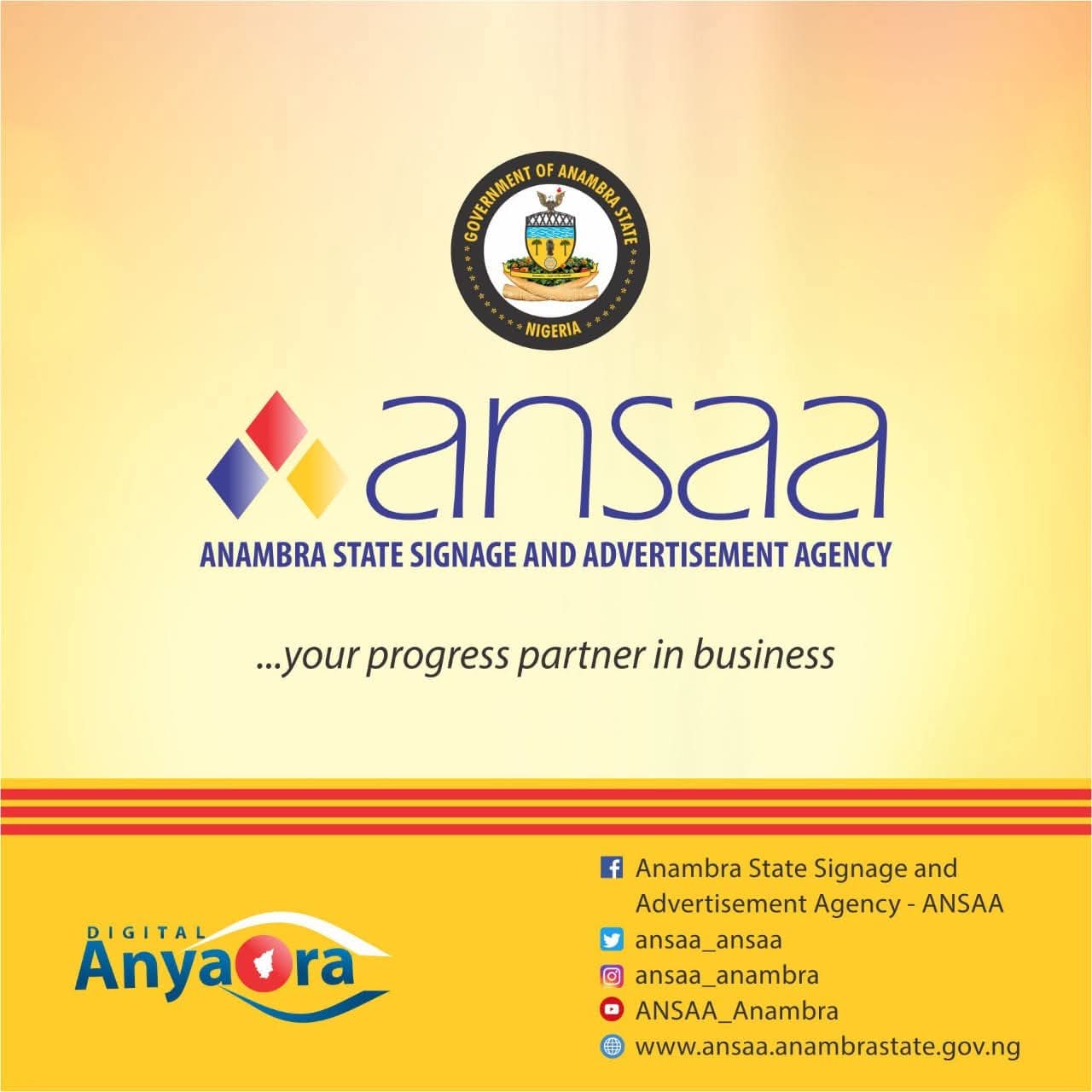 ANSAA Mobile Advert Permit event with branded vehicles and agency staff